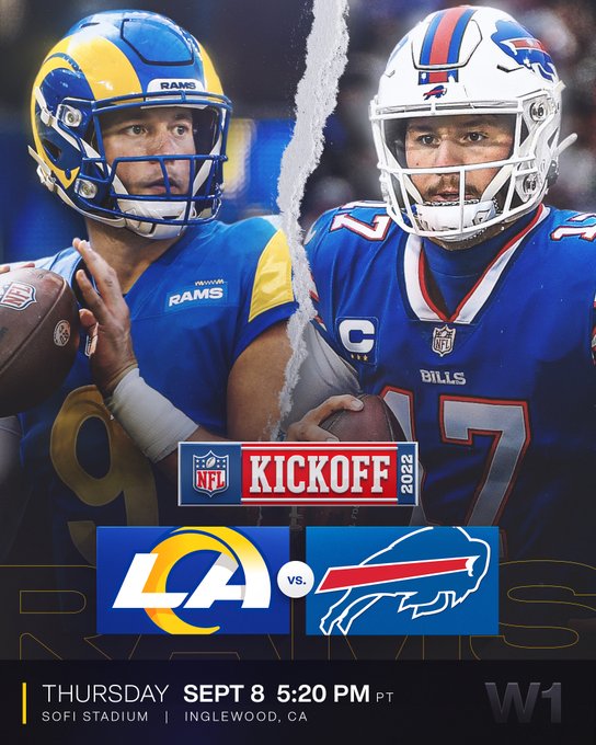 Buffalo Bills on X: THE 2022 @NFL SEASON STARTS IN LA‼️ #BUFvsLAR